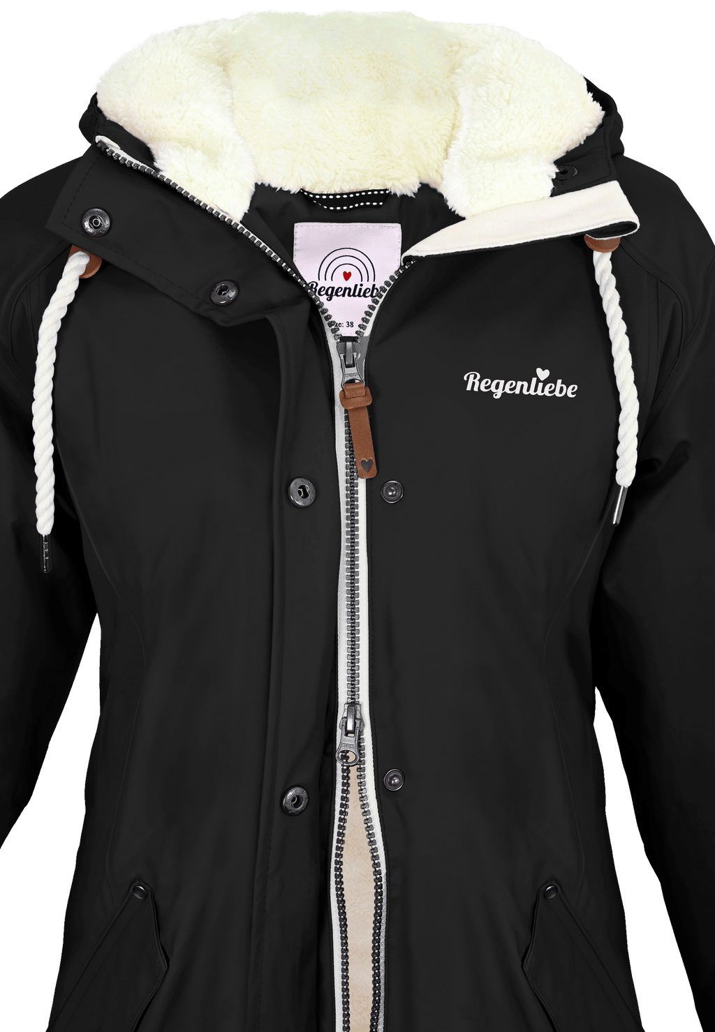Regenliebe Damen Friesennerz mit Teddyfleece