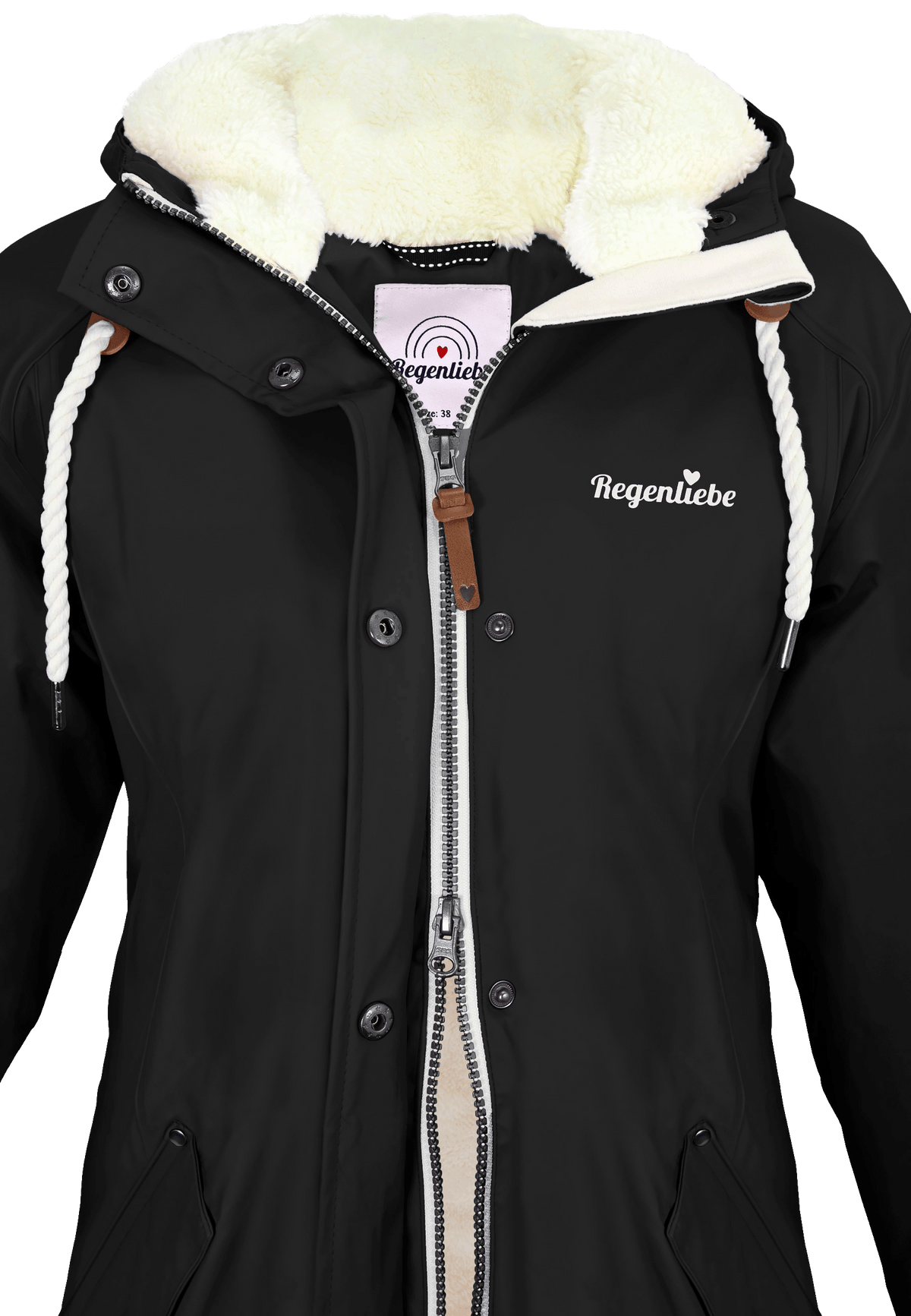 Regenliebe Damen Friesennerz mit Teddyfleece