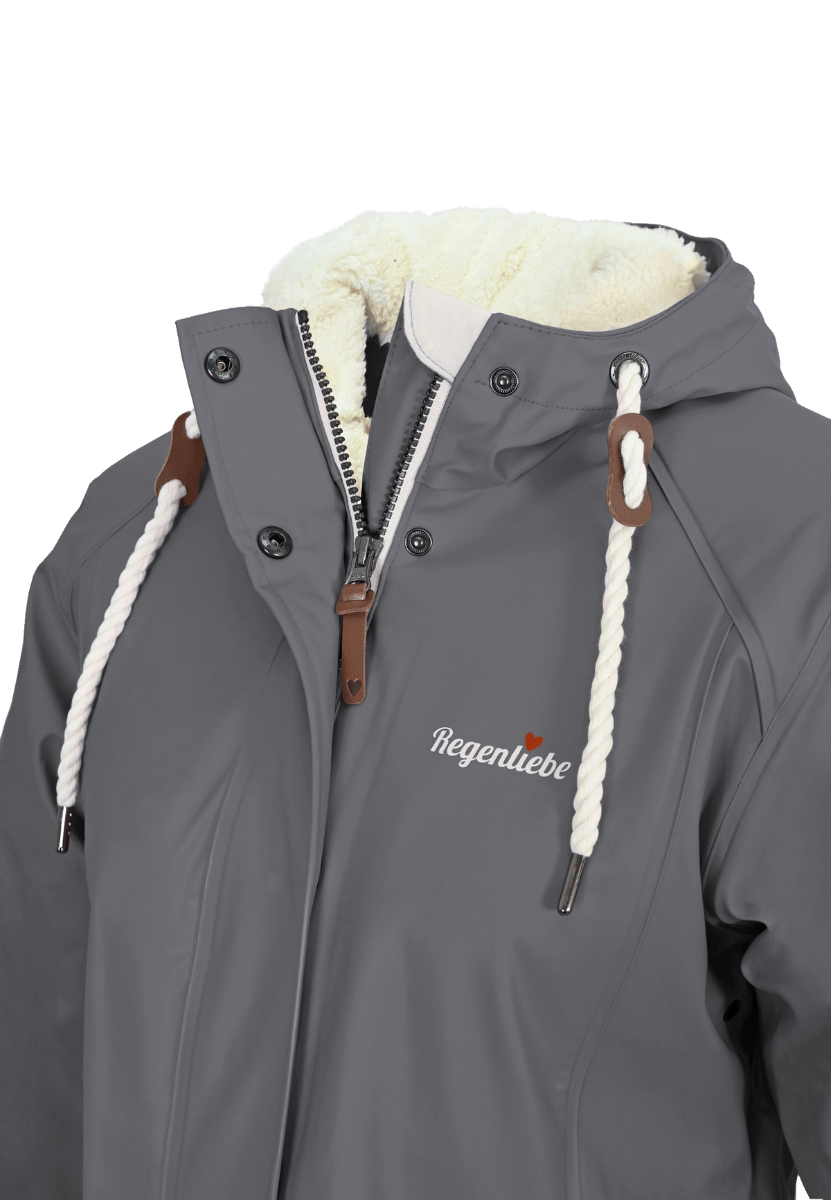 Regenliebe Damen Friesennerz mit Teddyfleece