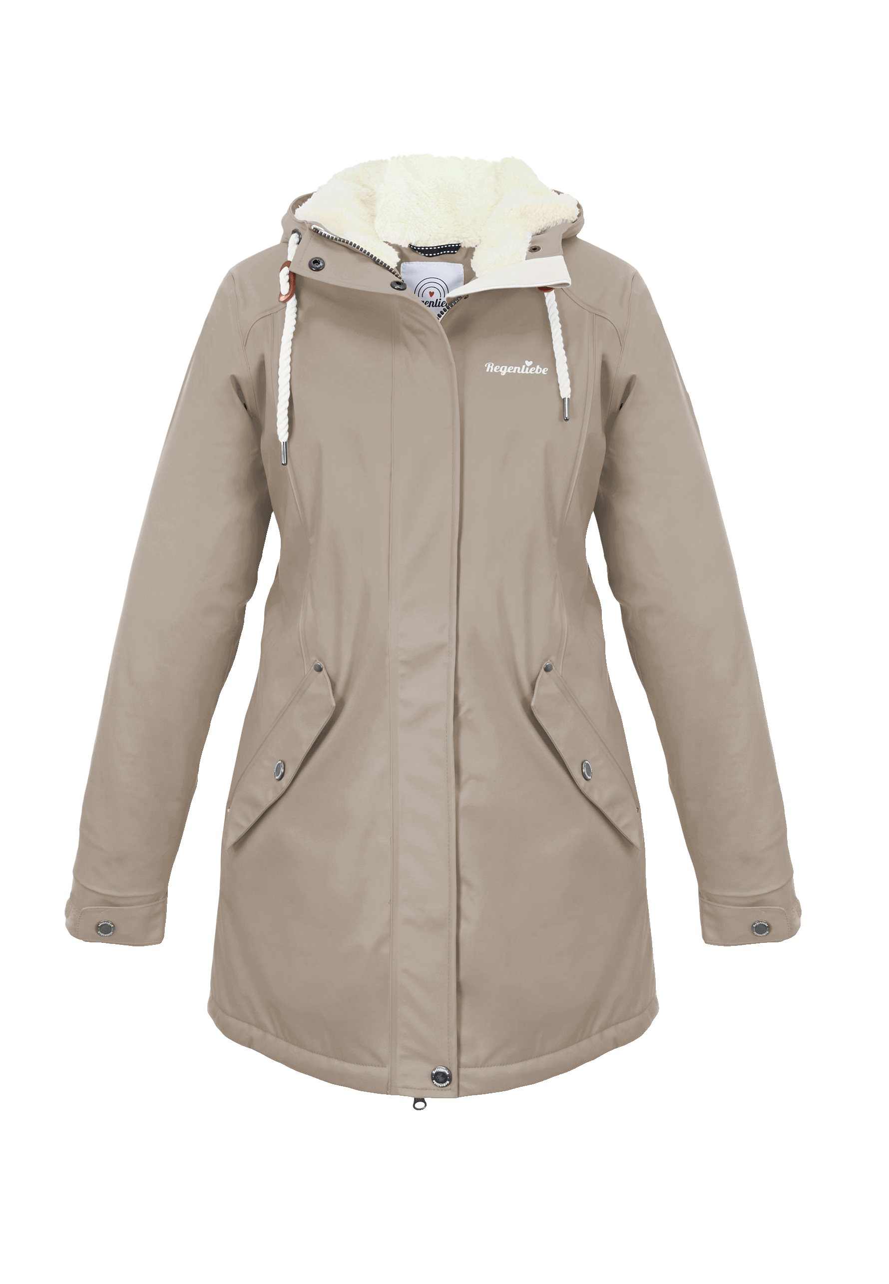 Regenliebe Damen Friesennerz mit Teddyfleece