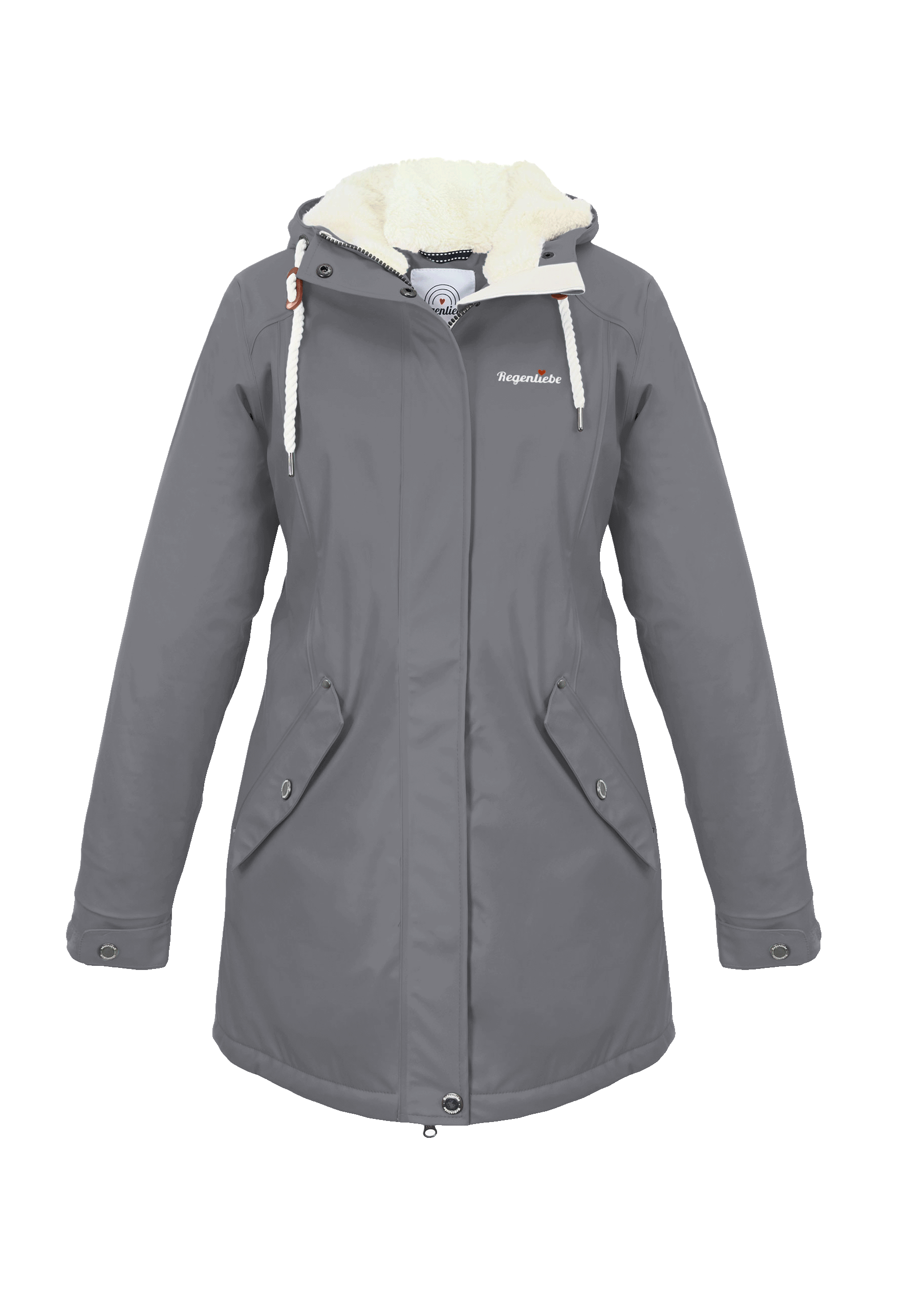 Regenliebe Damen Friesennerz mit Teddyfleece