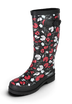 Regenliebe Damen Gummistiefel Blossom Night Langschaft