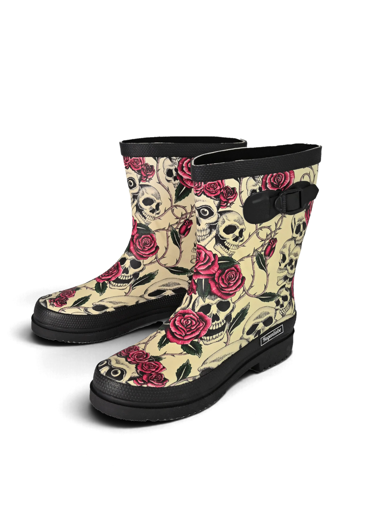 Regenliebe Damen Gummistiefel Ghost Halbschaft