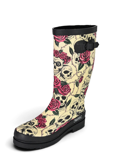 Regenliebe Damen Gummistiefel Ghost Langschaft