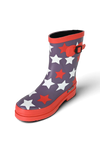 Regenliebe Damen Gummistiefel Stars Halbschaft