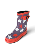 Regenliebe Damen Gummistiefel Stars Halbschaft