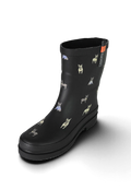 Regenliebe Damen Gummistiefel Mops Halbschaft