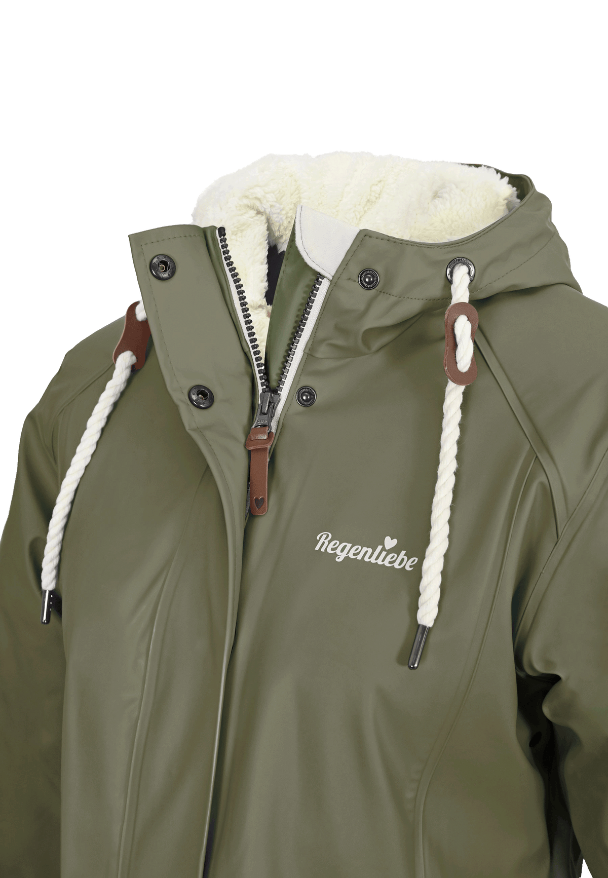 Regenliebe Damen Friesennerz mit Teddyfleece