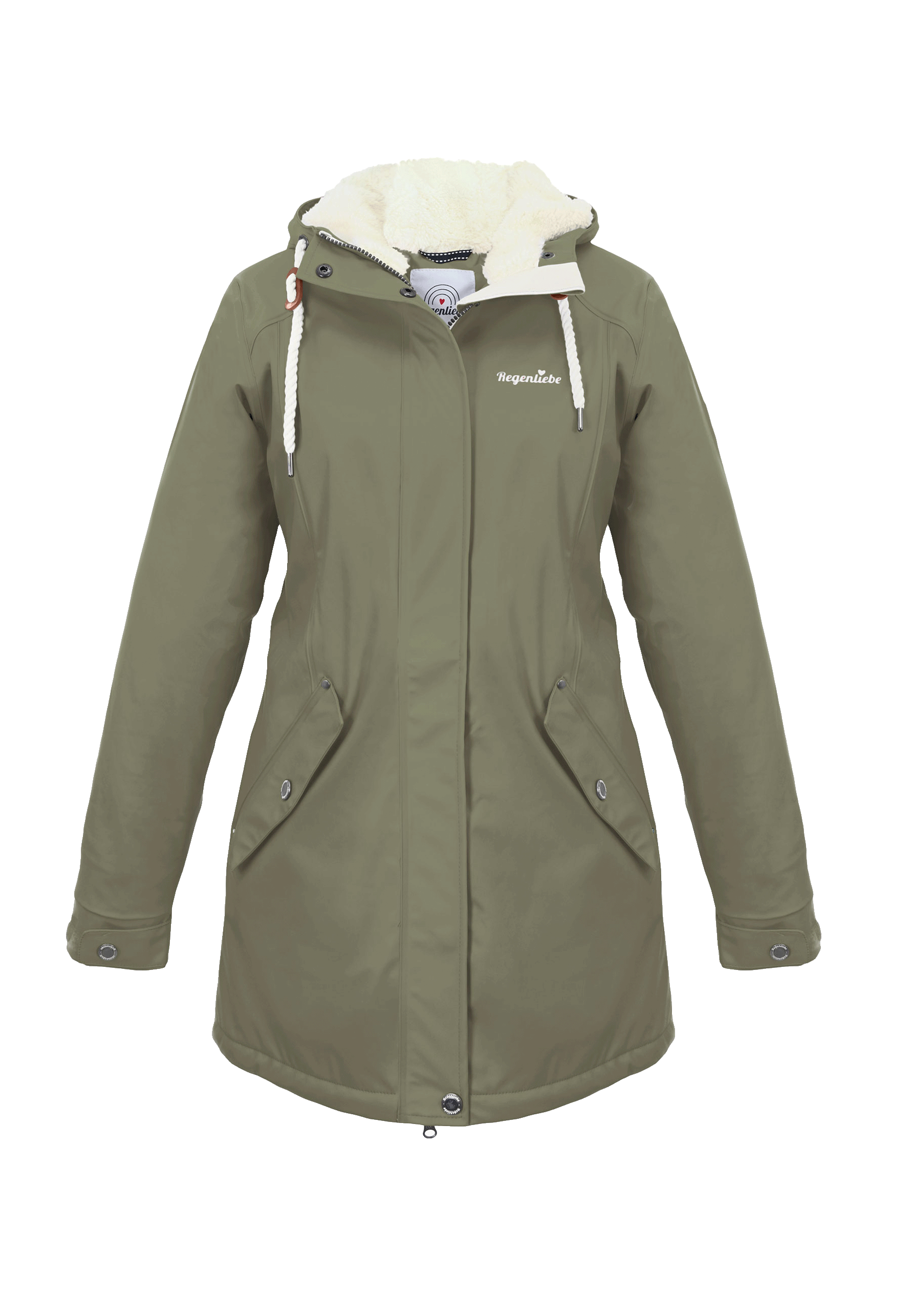 Regenliebe Damen Friesennerz mit Teddyfleece