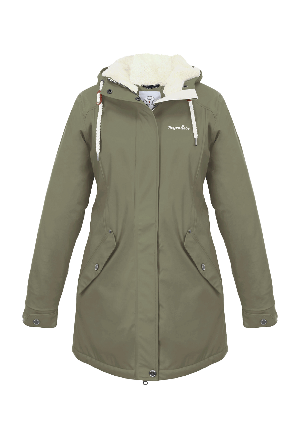 Regenliebe Damen Friesennerz mit Teddyfleece