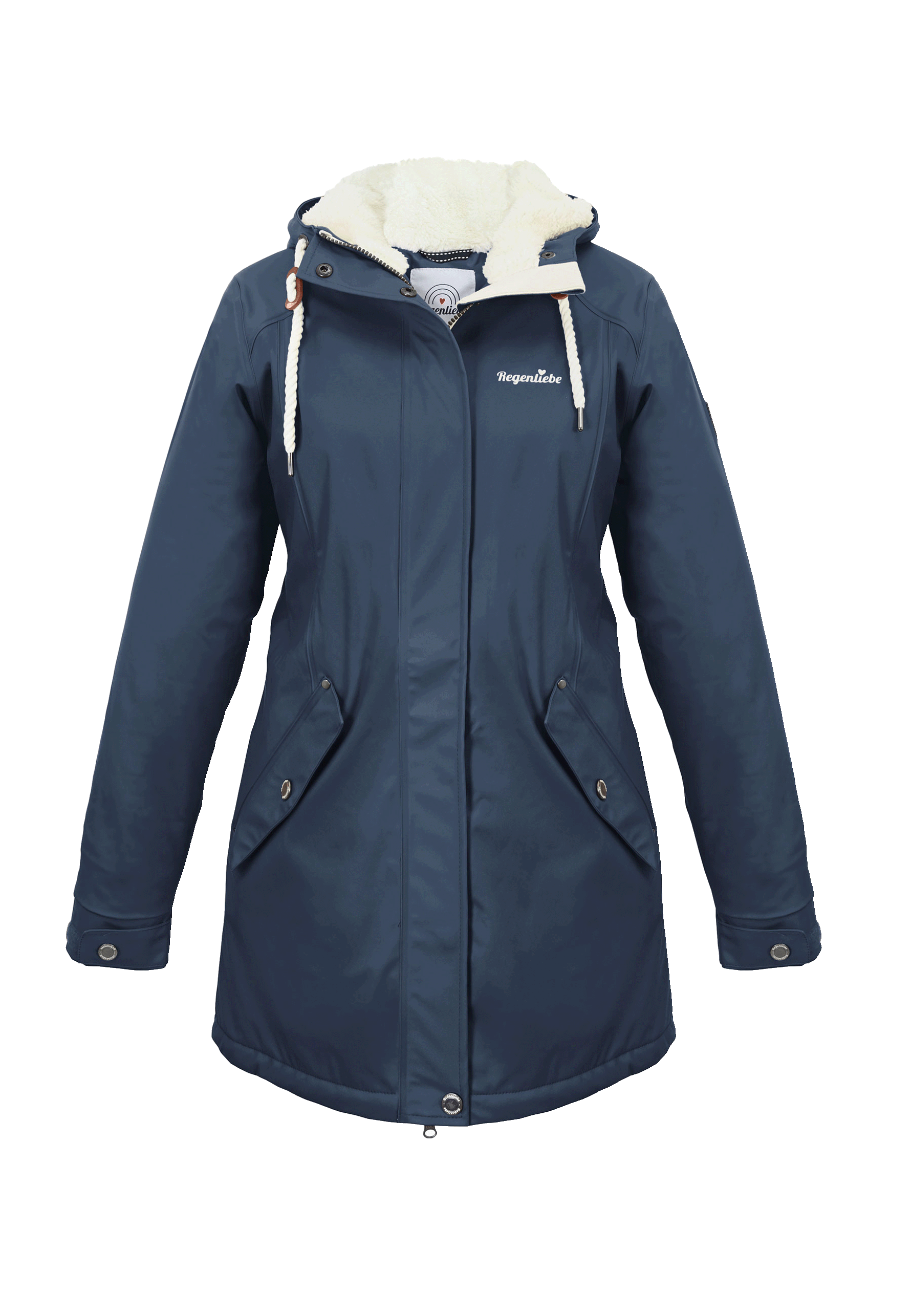 Regenliebe Damen Friesennerz mit Teddyfleece