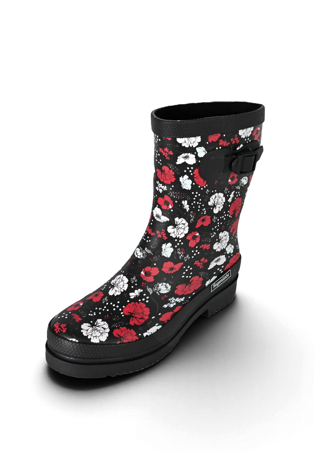 Regenliebe Damen Gummistiefel Blossom Night Halbschaft