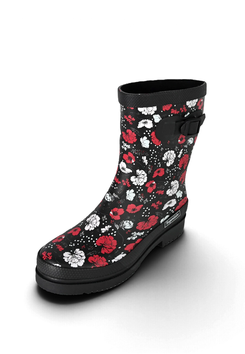 Regenliebe Damen Gummistiefel Blossom Night Halbschaft
