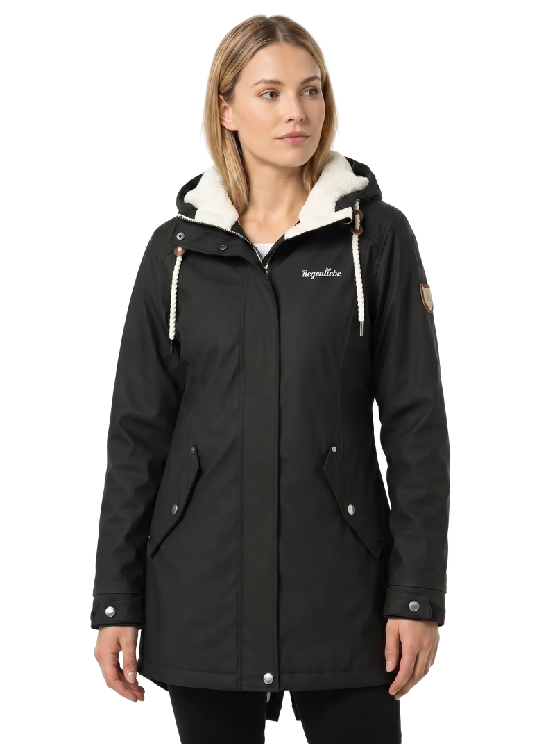 Regenliebe Damen Friesennerz mit Teddyfleece